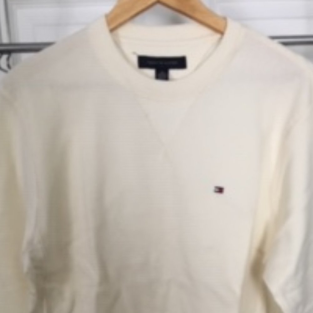 Men's Tommy  Hilfiger Cream top - Medium